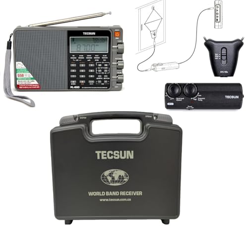 Tecsun PL880 Bundle with Hard Shell Case and Antenna