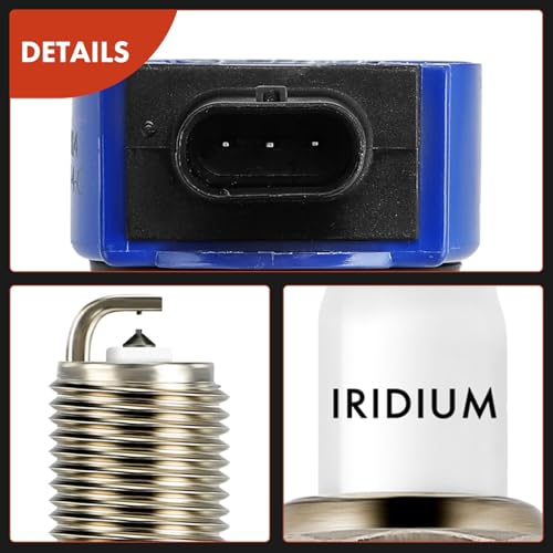 A-Premium (Blue) Set of 8 Ignition Coil Pack and Iridium Spark Plugs Compatible with Jeep Compass Patriot 2007-2017 & Dodge Journey 2009-2020, Avenger 2008-2014, Caliber & Chrysler 200, Sebring by A-Premium - Used condition - Image 8
