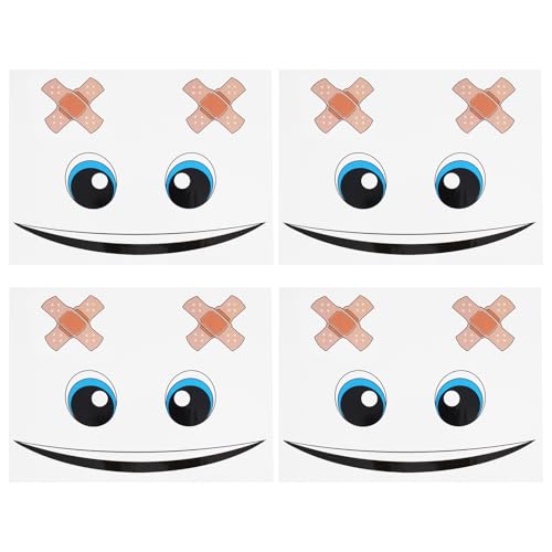 VGOL Lot de 4 autocollants décoratifs pour robot, tondeuse, aspirateur, robot, compatible avec les poubelles à roulettes Thermomix