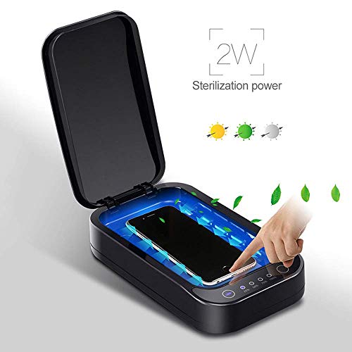 Bcamelys Professionelle UV-Sterilisator Tragbare UV-Licht Sterilisator Box,Sterilisator-Kasten,Sterilisation und Desinfektion für Handy Schlüssel Gadget Schönheitsartikel,USB-Aufladung