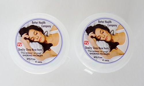 Buy ONE & GET ONE Free, 2 Sets of 4 Premium Nose Vents to Ease Breathing and Snoring. Two Travel Cas - //coolthings.us