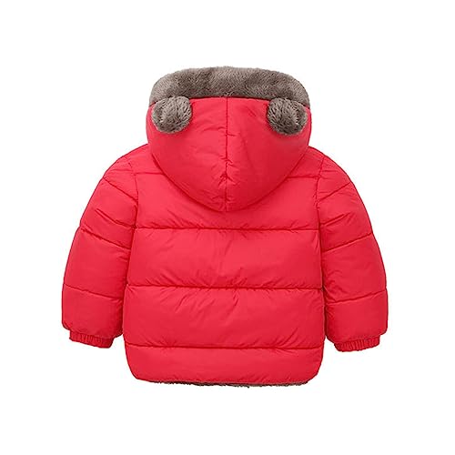 1pc Fleece Coat Thickened Coat for Kids Coat for Boys Kids Puffer down Coat Sweater Coat Hooded Fleece