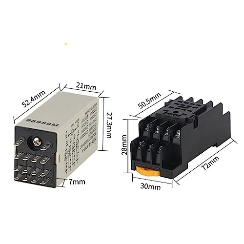 Minuterie H3Y-4 AC 36V pour une commutation précise de 0 à 1 seconde - 3