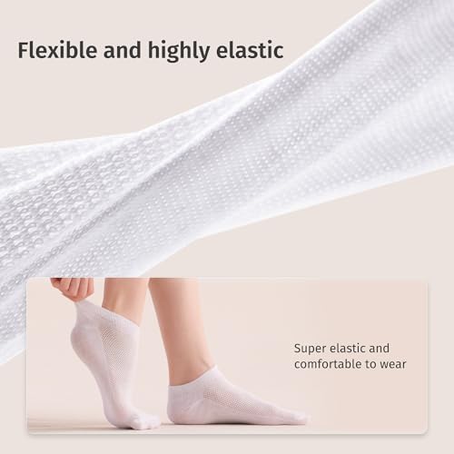 YOUNGTIME Women Ankle Socks,Cute No Show Crew Sock,Mini Compression Socks for Travel,6/9/12 Pairs3