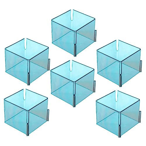 MUCKLILY 6Piezas Cajas De Almacenamiento De Calcetines Para Cajón De Organizadores De Divisores Para Ropa Interior y Surtidos Para Dormitorio y Cocina
