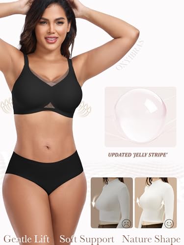 Wireless Bras for Women No Underwire Mesh Crossover Bra Seamless Full Coverage Lift Smooth T Shirt Sleep Bralettes3