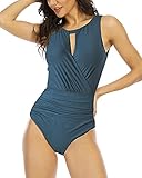 trajes de baño para gorditas mercadolibre [Panel frontal con volantes] El volante en el panel frontal ayuda a ocultar la imperfección y te hace sentir seguro.