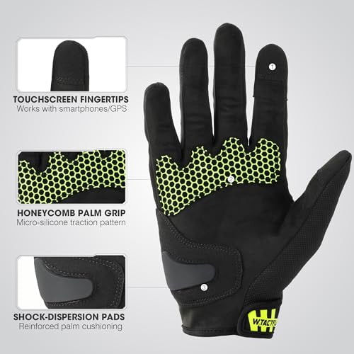 Image of WTACTFUL Lightweight Motorcycle Gloves for Men Women Touchscreen Summer