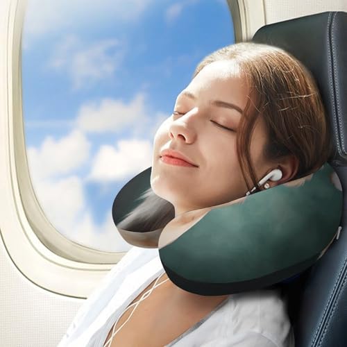 Almohada espuma viscoelástica tamaño único forma U miniatura 3