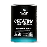 VALARA Creatina Monohidratada 1 kg Máxima Pureza - 200 Servicios - Suplemento Deportivo en Polvo - Sin Azúcar - Sin Sabor...