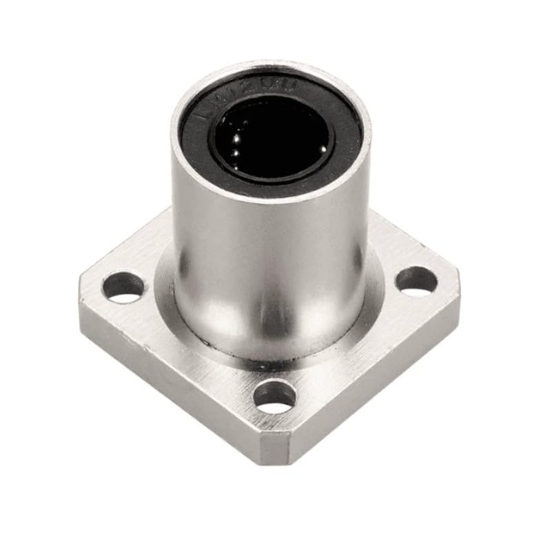 Linear Bearing LMK12UU 12mm Rod Square Flange Linear Bearing for 3D Printer