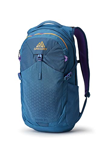 Gregory Nano 20L Unisex Day Hiking/Commuter/Active Travel Backpack, Breathable Backpanel, Hydration Port, One Size Fits All, Icon Teal