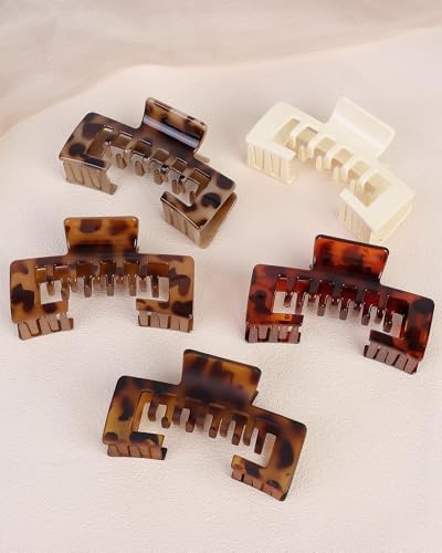 Set de 5 Pinzas Grandes para Sombrero Color Carey miniatura 6
