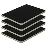 MAGICLULU 4 Stück Kleiner Aquarell Skizzenbuch A6 Tragbares Skizzen und Notizbuch mit Dickem Papier für Malen Zeichnen und Graffiti