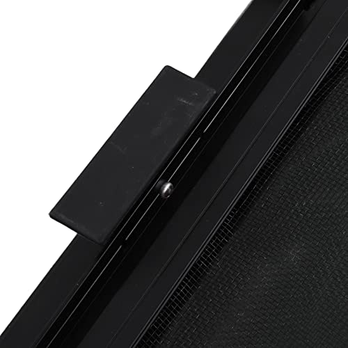 Janela rv, moldura de liga de alumínio durável horizontal vertical janela deslizante à prova de defo