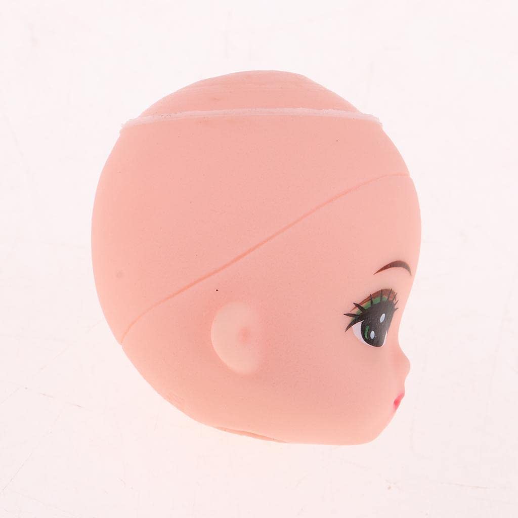 10 Stück Puppenkopf Skulptur Mini Babypuppe Kopf Modelliert Kopf Ersatzteile Bastelbedarf Zubehör für DIY Hobby Spielzeuggestaltung