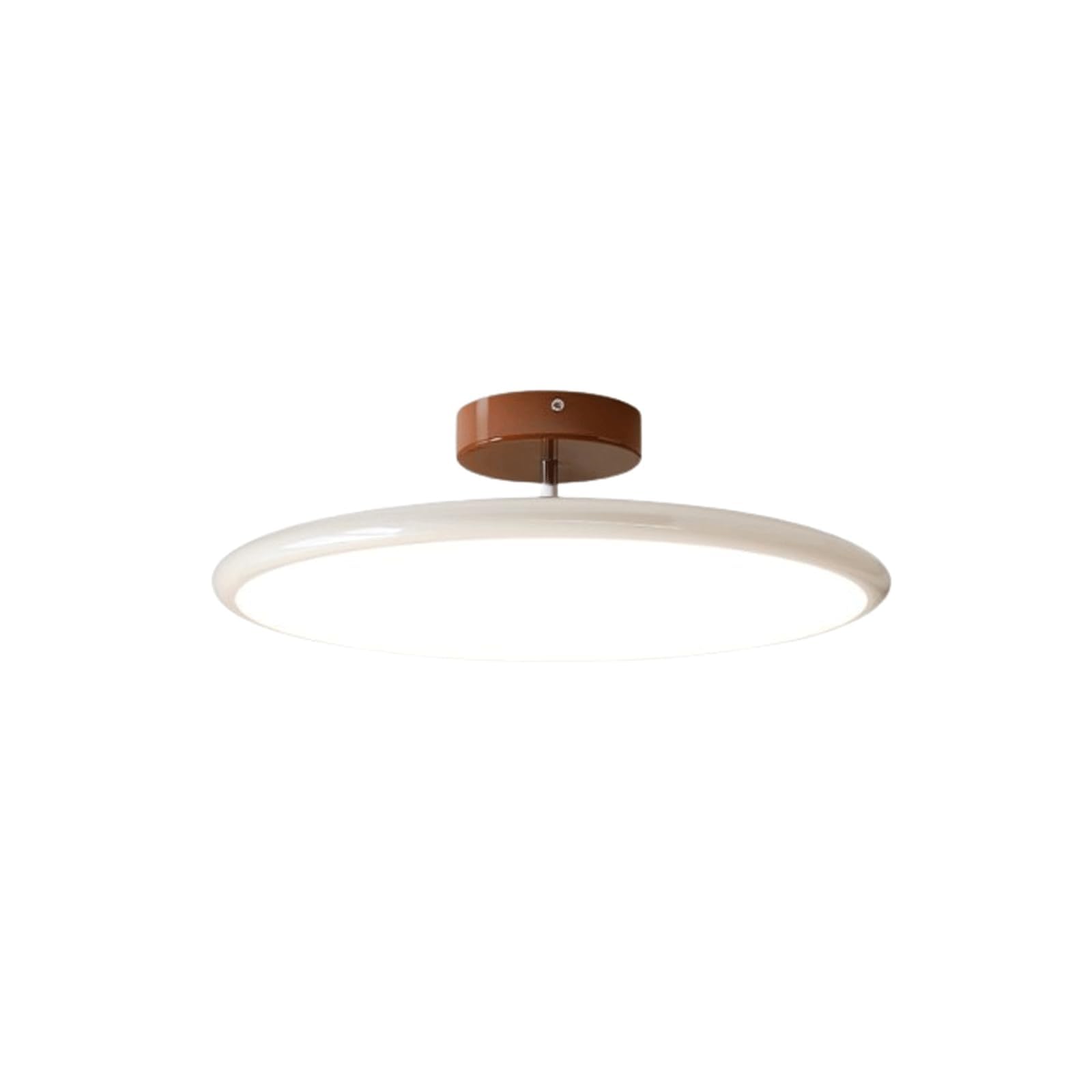PLQWUJD Exquisite Chandelier Ceiling Light Fixture Round Ceiling Lamp Semi Flush Mount Lighting Fixtures Dimmable LED Close to Ceiling Light Modern Chandelier(Wei�,40cm)
