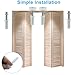 SOVNSG 8 PCS Bi-Fold Door Top Roller Guide, Spring Loaded Closet Door Hardware Kit for 1