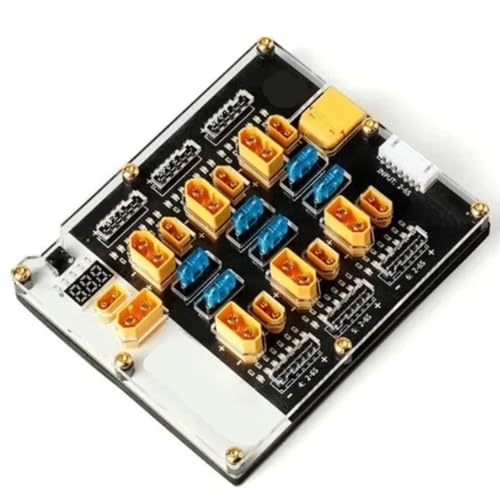 Carte de chargeur d'équilibre LIPO 6 ports 40A XT60 XT30 pour batteries 2-6S