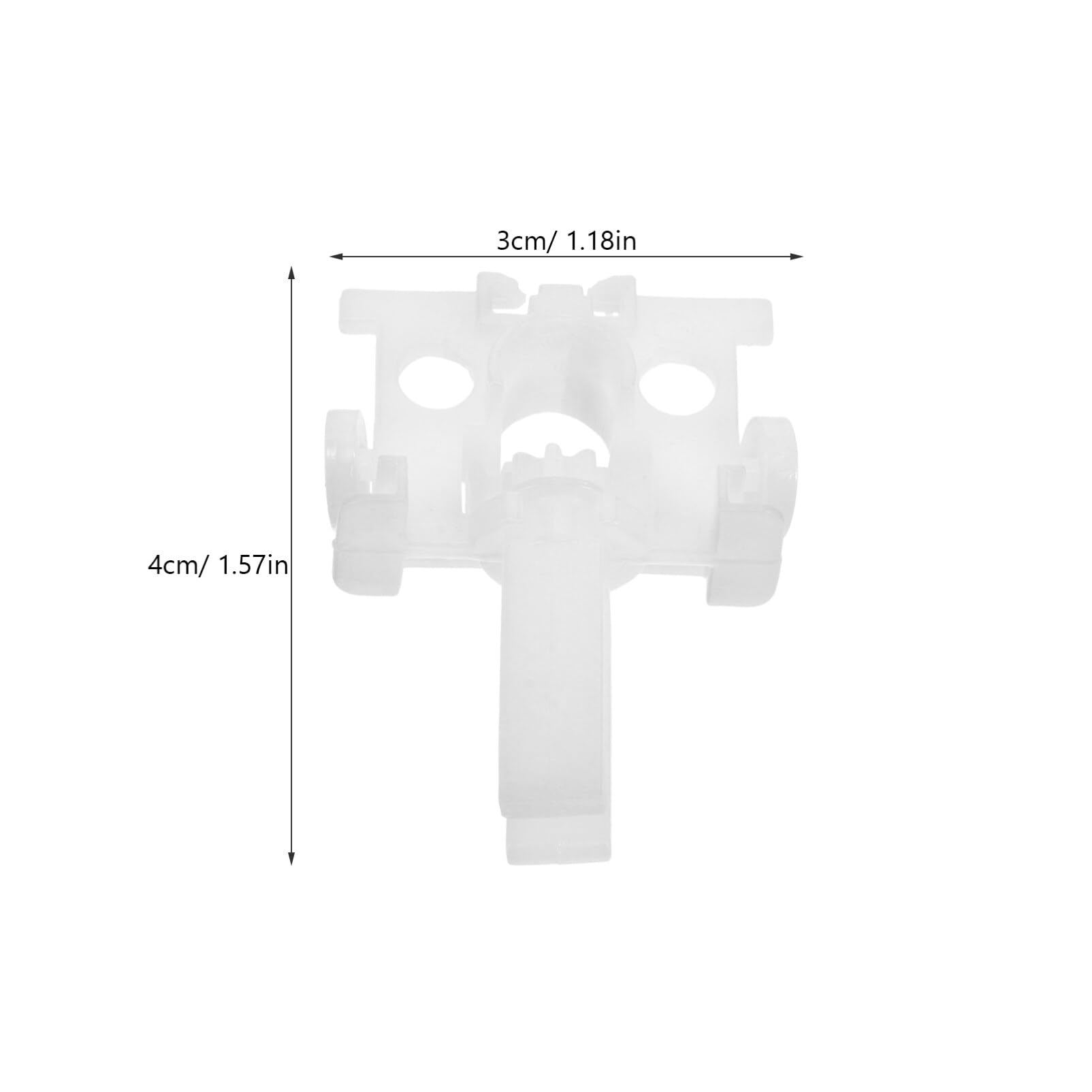 Alipis 1set Vertical Blind Repair Kit of Replacement Carriers Tabs for Easy Installation Compatible with Vertical Blinds Parts for -Term Use No Drilling Required