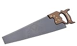 PAX 20” 10 TPI Panel crosscut Hand Saw with Taper Ground Blade, Made in Sheffield England