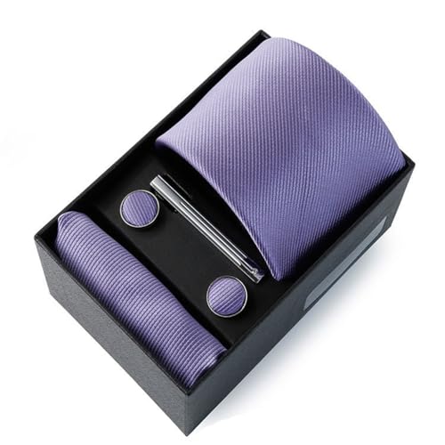 Corbata business leisure para hombre en caja de 5 piezas