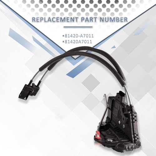 Image of Rear Right Door Lock Actuator Assembly Compatible for 2014-2018 Kia Forte Door Latch Actuator, Replace# 81420-A7011 81420A7011