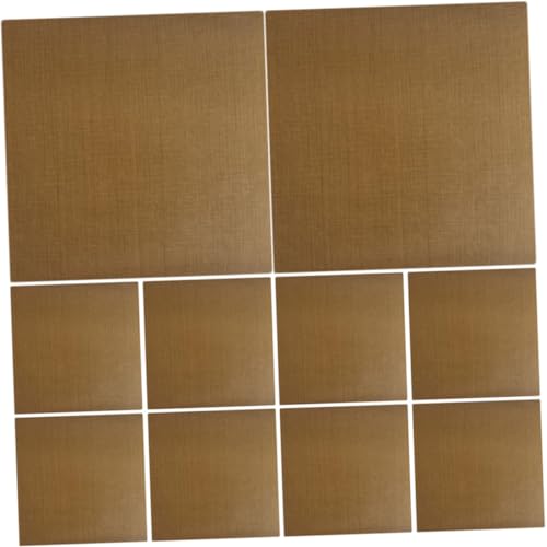 Ipetboom Kit de 20 Pegatinas para Cepillo Alisador de Pelo Pegatinas Aislantes Calcomanías para Rizar Adhesivo para Permanente para Salón