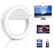 Selfie Ring Light, XINBAOHONG Rechargeable Portable Clip-on Selfie Fill Light with 36 LED for Smart Phone Photography, Camera Video, Girl Makes up (White, 48LED)