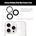 LOZOP Rear Camera Glass Replacement with Adhesive Pre-Installed, Repair Tools and Installation Manual Compatible with iPhone 16 Pro and 16 Pro Max