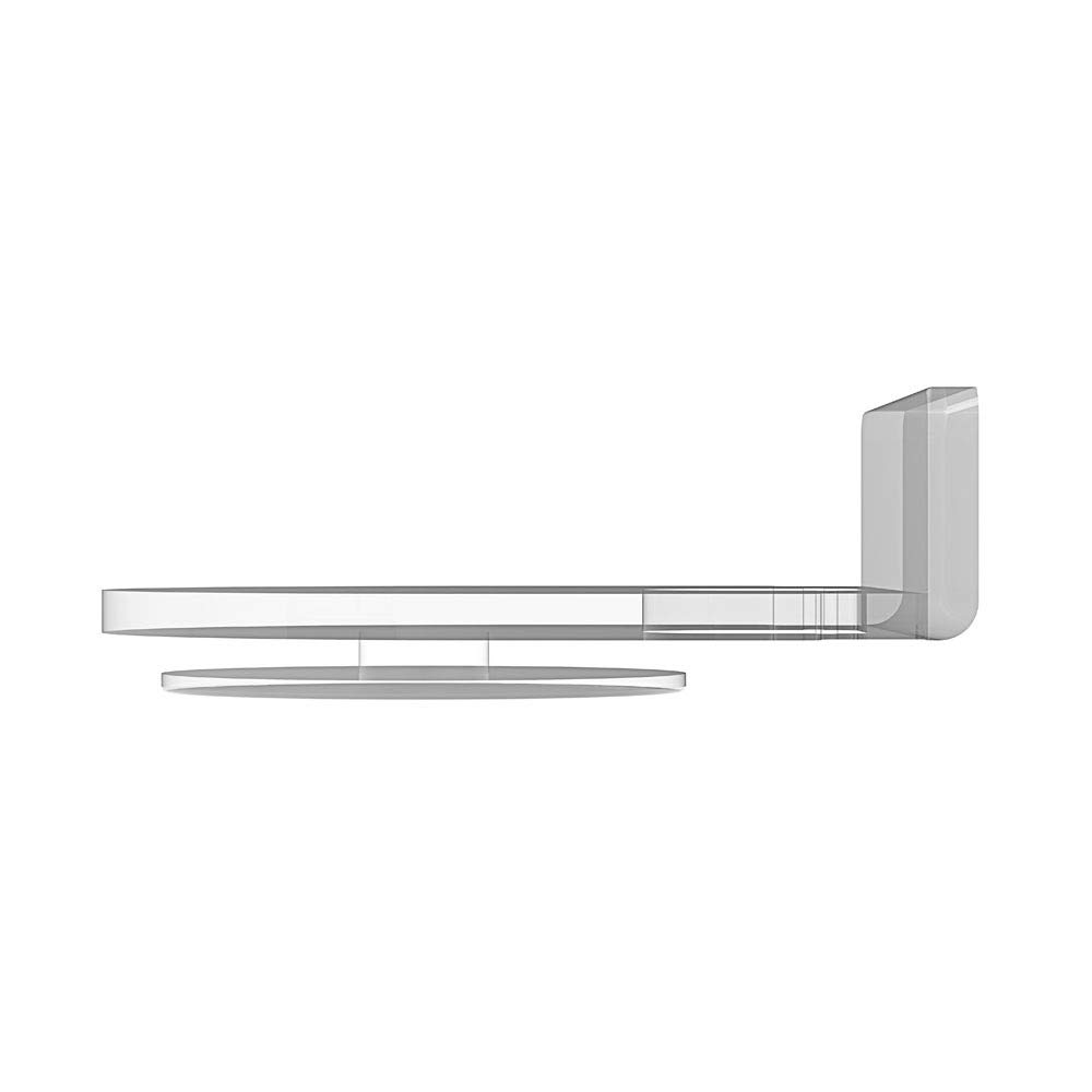For Alexa Echo Dot 3rd Wall Mount Stand（Not include echo dot） Accessories with Integrated Cable Management, No Screws Required, Speaker Accessories Rack (Alexa Echo Dot 3rd, Transparent) A336