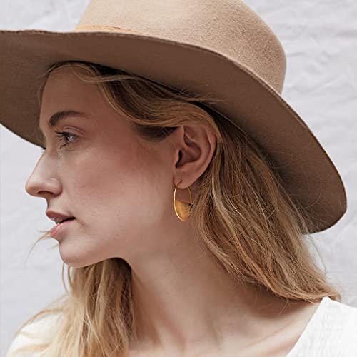 Scout Curated Wears - Refined Earring Collection - Lunar Hoop/Gold Vermeil3