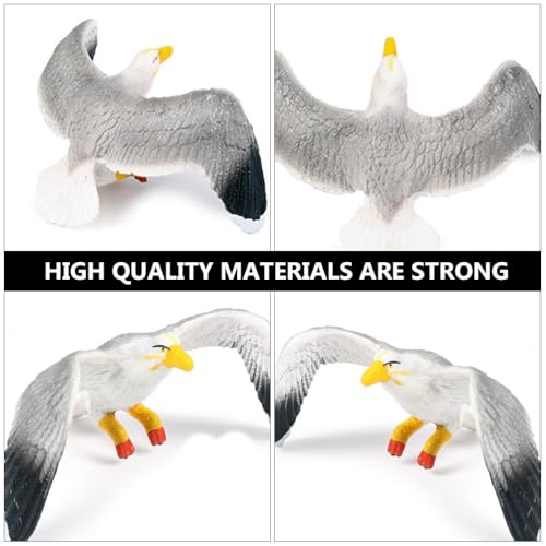 Mini mouettes de Noël légères et résistantes déco de bureau en plastique - 5