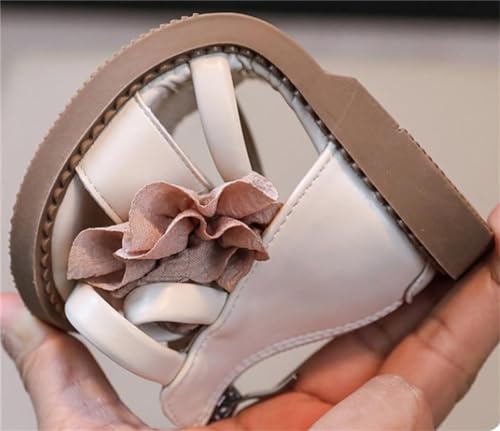 Toddler Little Girl's Princess Summer Flowers Sandals Back Zipper Roma Shoes4