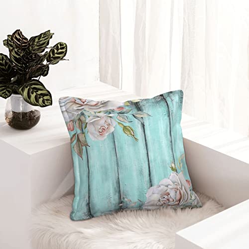 Housse de coussin en cuir synthétique bleu sarcelle, la solution antitache pour canapé - 7