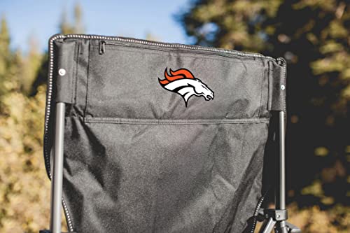 Image of Picnic TIME NFL Unisex-Adult NFL Outlander Folding Camping Chair with Cooler, Heavy Duty Beach Chair