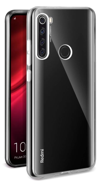 Movilear Funda Carcasa Gel Transparente para Xiaomi Redmi Note 8T 4G, Ultra Fina 0,33mm, Silicona TPU de Alta Resistencia y Flexibilidad FGTR