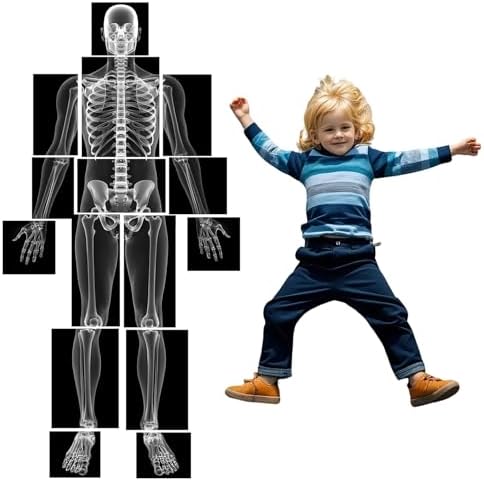 X-ray Film Learning Set for Kids, 15 Pieces, Human Body Educational Kit, Light Table Materials, Montessori & Reggio-Inspired image 3