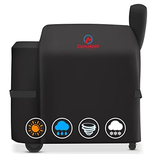 Comnova Grill Cover for Traeger Pro 34 & 780 Series - 600D Wood Pellet Smoker Cover for Traeger Waterproof & Heavy Duty, Premium Pellet BBQ Cover for Traeger Pro 34, Pro 780, Texas, Z Grills and More