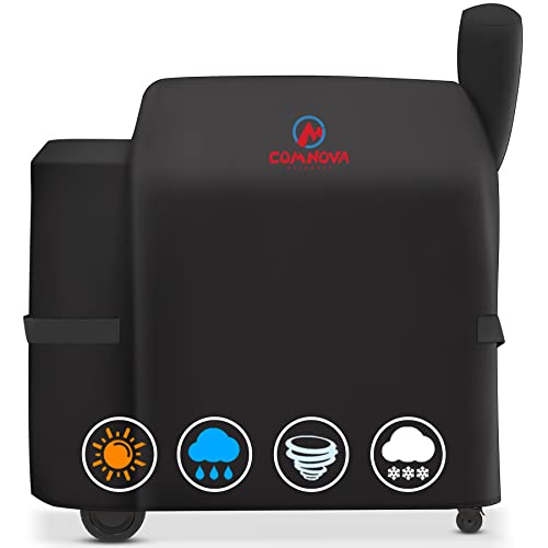 Comnova Grill Cover for Traeger Pro 34 & 780 Series - 600D Wood Pellet Smoker Cover for Traeger Waterproof & Heavy Duty Premium Pellet BBQ Cover for Treager Pro 34 Pro 780 Texas Z Grills and More