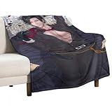 Obey Me Shall We Date Cartoon Flannel Blanket Soft Comfortable Warm Boys Girls Adult Bed Blanket 30'x40'