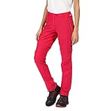 Acabado hidrófugo duradero Regatta Highton Zip Off-Pantalón Corto De Senderismo Repelente Al Agua Trousers, Mujer, Dark Cerise, 12