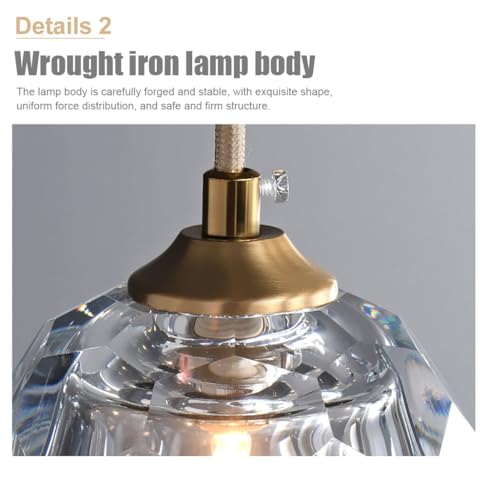 Lámpara de araña Moderna de Cristal K9 para escaleras, Ideal para techos Altos, con Altura Regulable, Incluye Bombilla G9, vestíbulos de Villas Grandes (6L 30 * 120 c