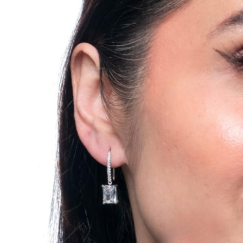 Amazon Essentials Fancy-Cut Cubic Zirconia Drop Earrings4