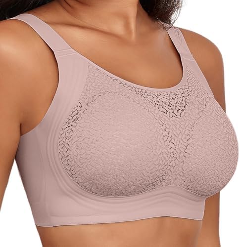 Lace Women's Seamless No Underwire Bra Soft Wireless Comfort Bralettes Full Coverage Bralette Everyday T-Shirt Bra