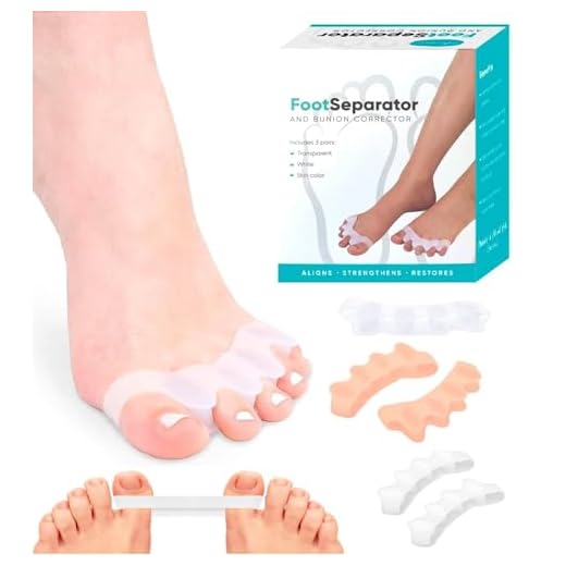 NAUTEDI, Separador Dedos Pie, (3 pares) + Banda Antijuanetes, Talla Única, Alivio y Salud Podal, Enderezar dedos Torcidos o Superpuestos, para Juanetes, de Silicona 0% BPA (Pack Completo)