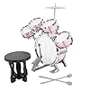 Drumstel voor kinderen | Schattig drumstel, peuter-instrumentenset met verstelbare troon, bekken, pedaal en drumstokken…
