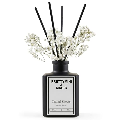Difusor de varillas PRETTYMINI & MAGIC Beach Linen + White Tea miniatura 1