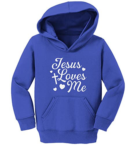 Tcombo Jesus Loves Me - God Christ Toddler/Youth Fleece Hoodie2