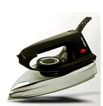 SUMMER DDR IRON 1000 W DRY IRON WITH BLACK WEILBURGER SOLEPLATE